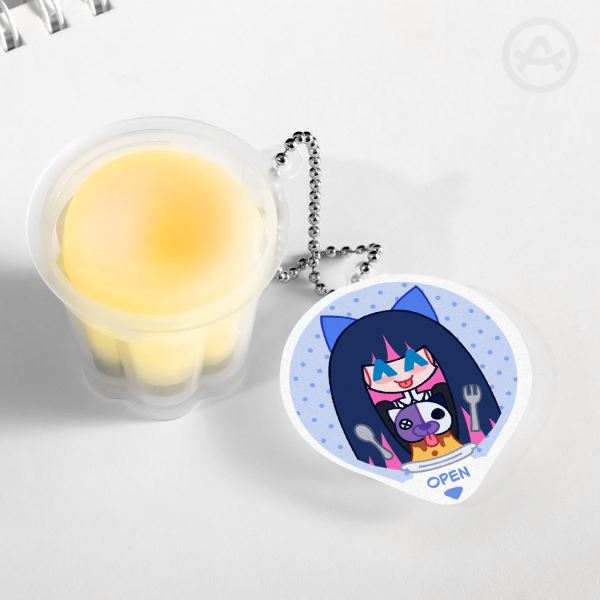 Stocking Squishy Pudding Keychain