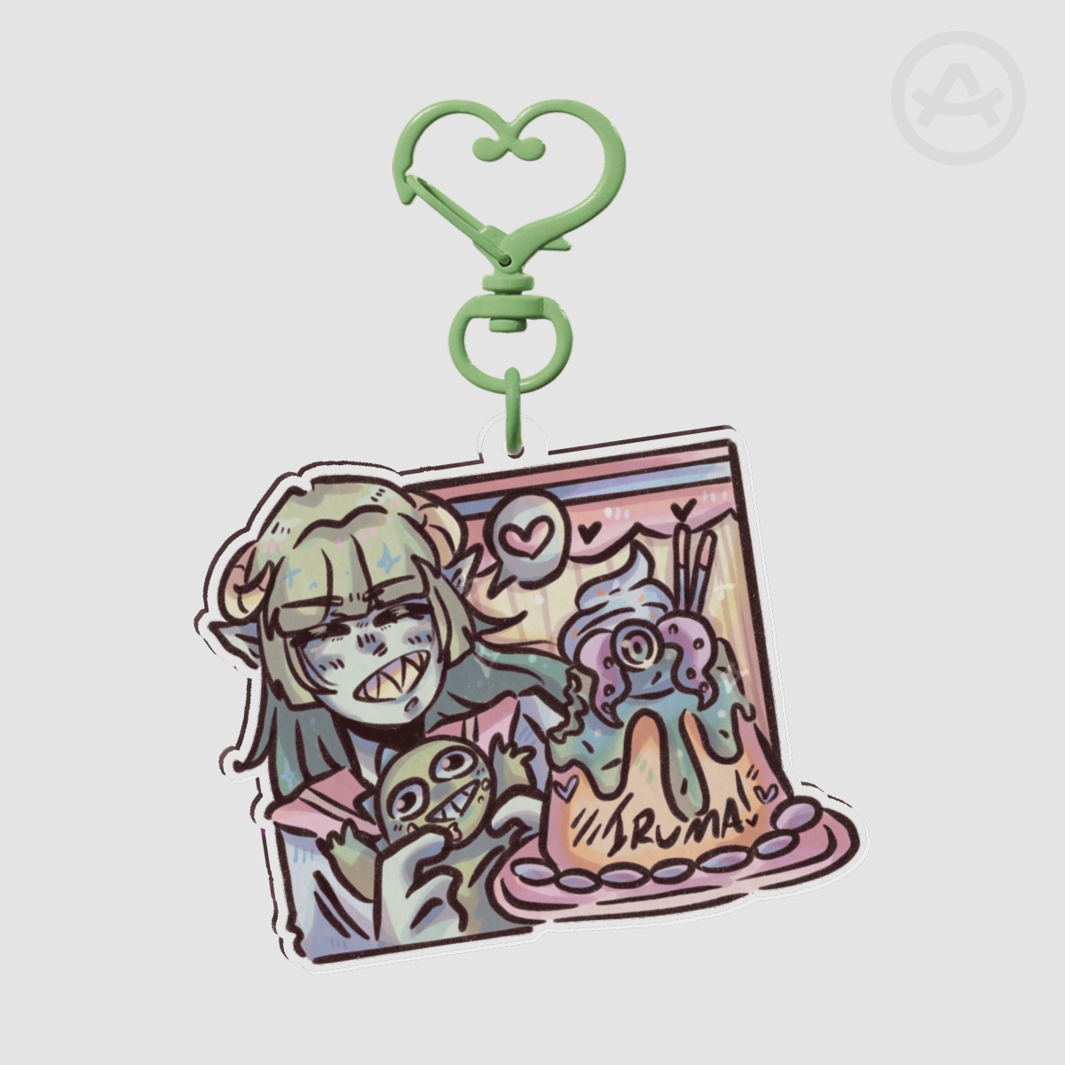 "Pastel Pudding (2/3)" (Welcome to Demon School Iruma-kun Keychain)