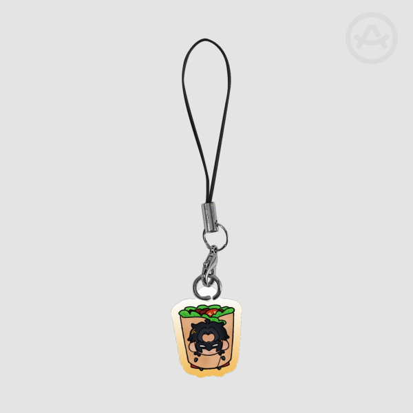 Red Robin Acrylic Phonecharm