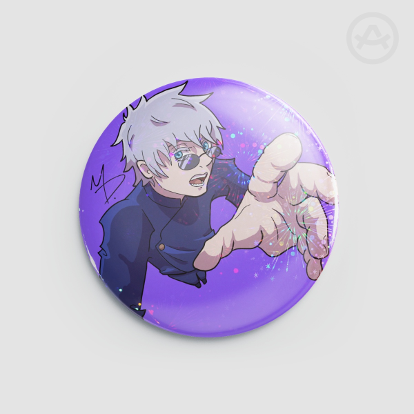 Gojo Satoru Round Pin