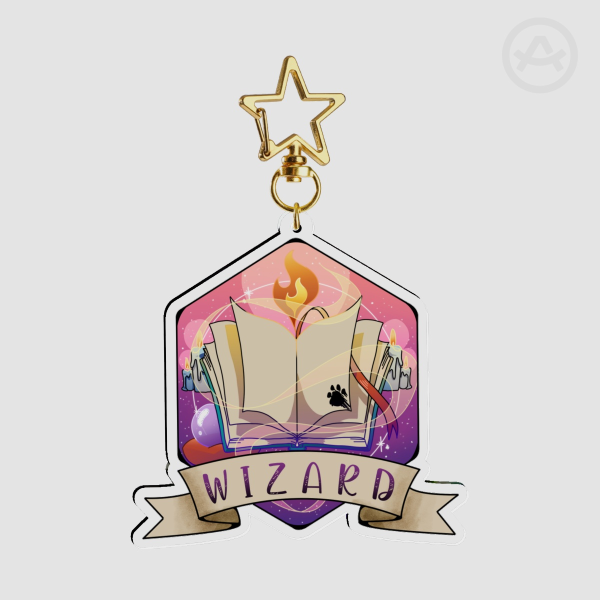 DnD Wizard Keychain