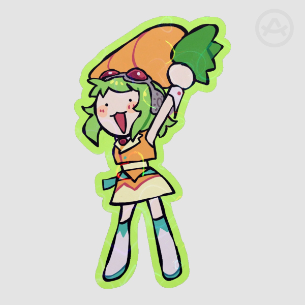 Gumi heart holo sticker