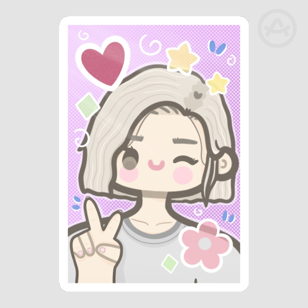 Cutie Grace Ashcroft Resident Evil Requiem Die Cut Sticker