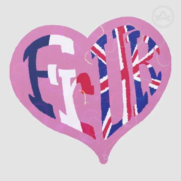 (Hetalia/Countryhumans) FrUK Sticker