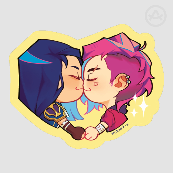 [ARCANE] CaitVi Matte Sticker