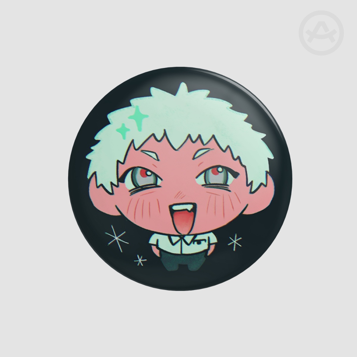Hikaru Round Badge (Button Pin)