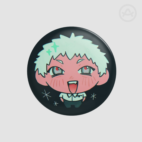 Hikaru Round Badge (Button Pin)