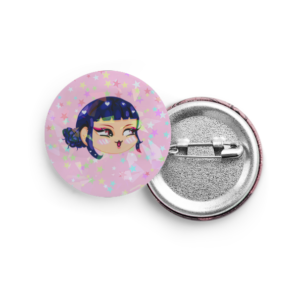 Zoey (Button Pins)