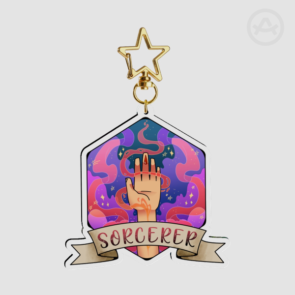 DnD Sorcerer Keychain