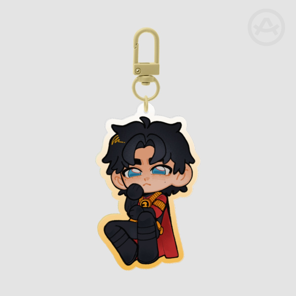 Red Robin Acrylic Keychain