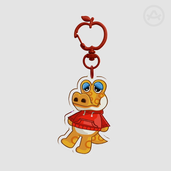 Alfonso - Animal Crossing Apple Keychain