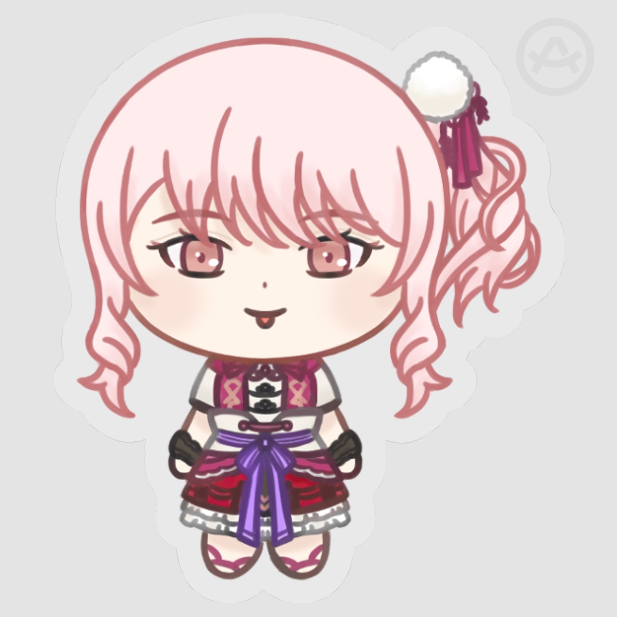 Mizuki Clear PET Vinyl Die Cut Sticker