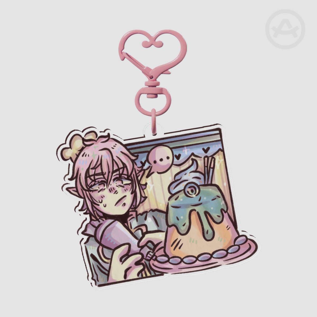 "Pastel Pudding (1/3)" (Welcome to Demon School Iruma-kun Keychain)
