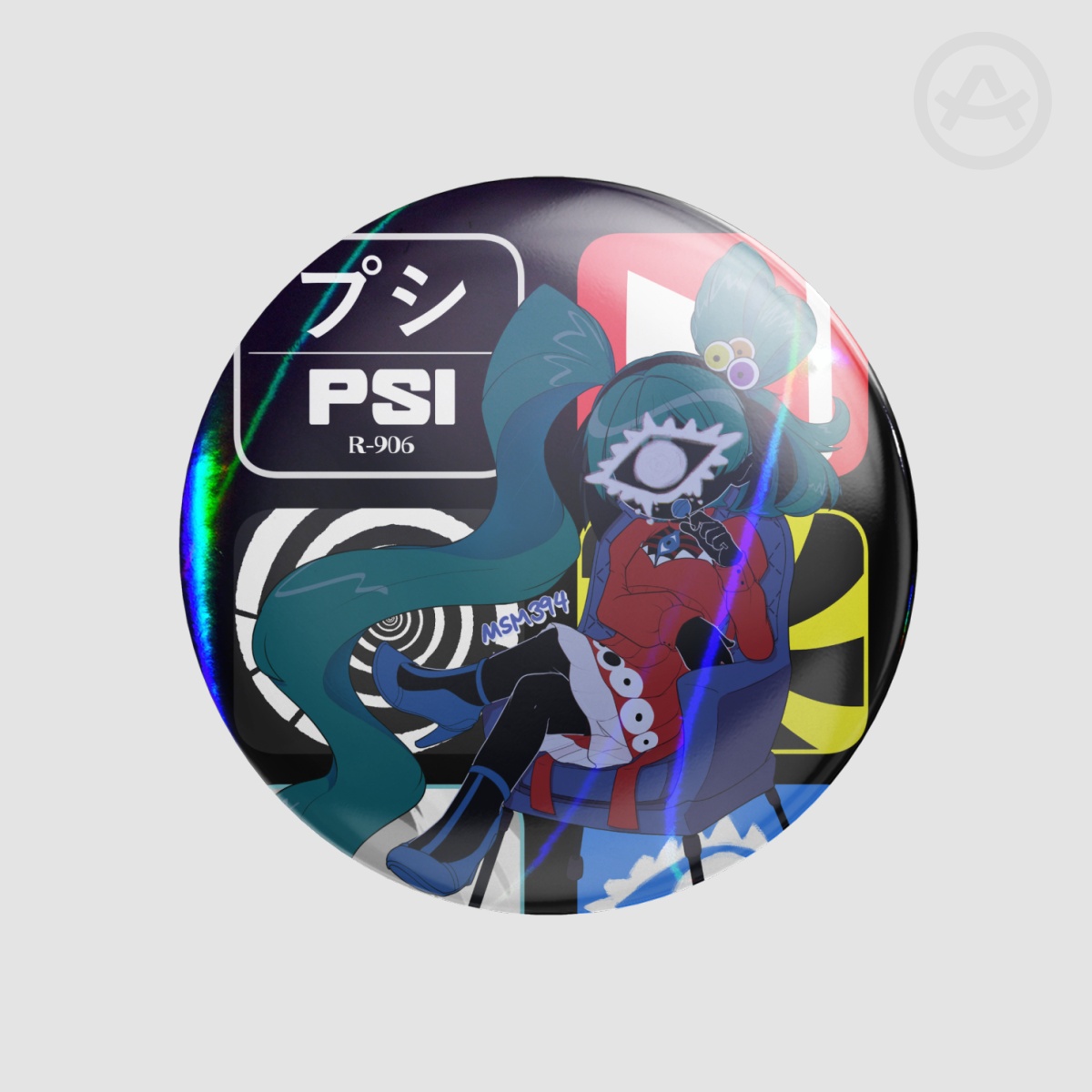 Button Pin ~ VOCALOID: Hatsune Miku feat. r-906 - PSI-che