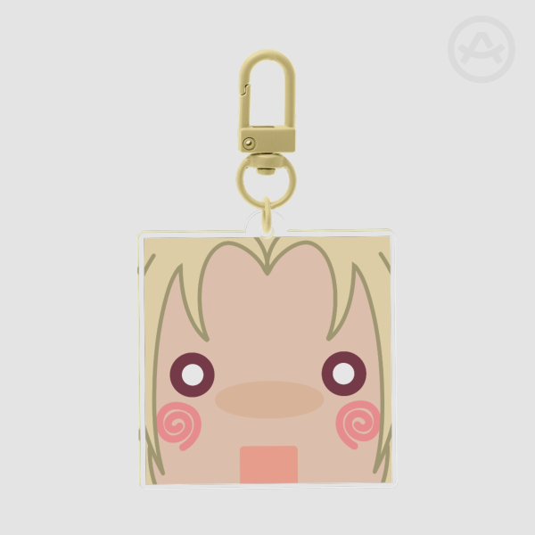 Yuki square keychain