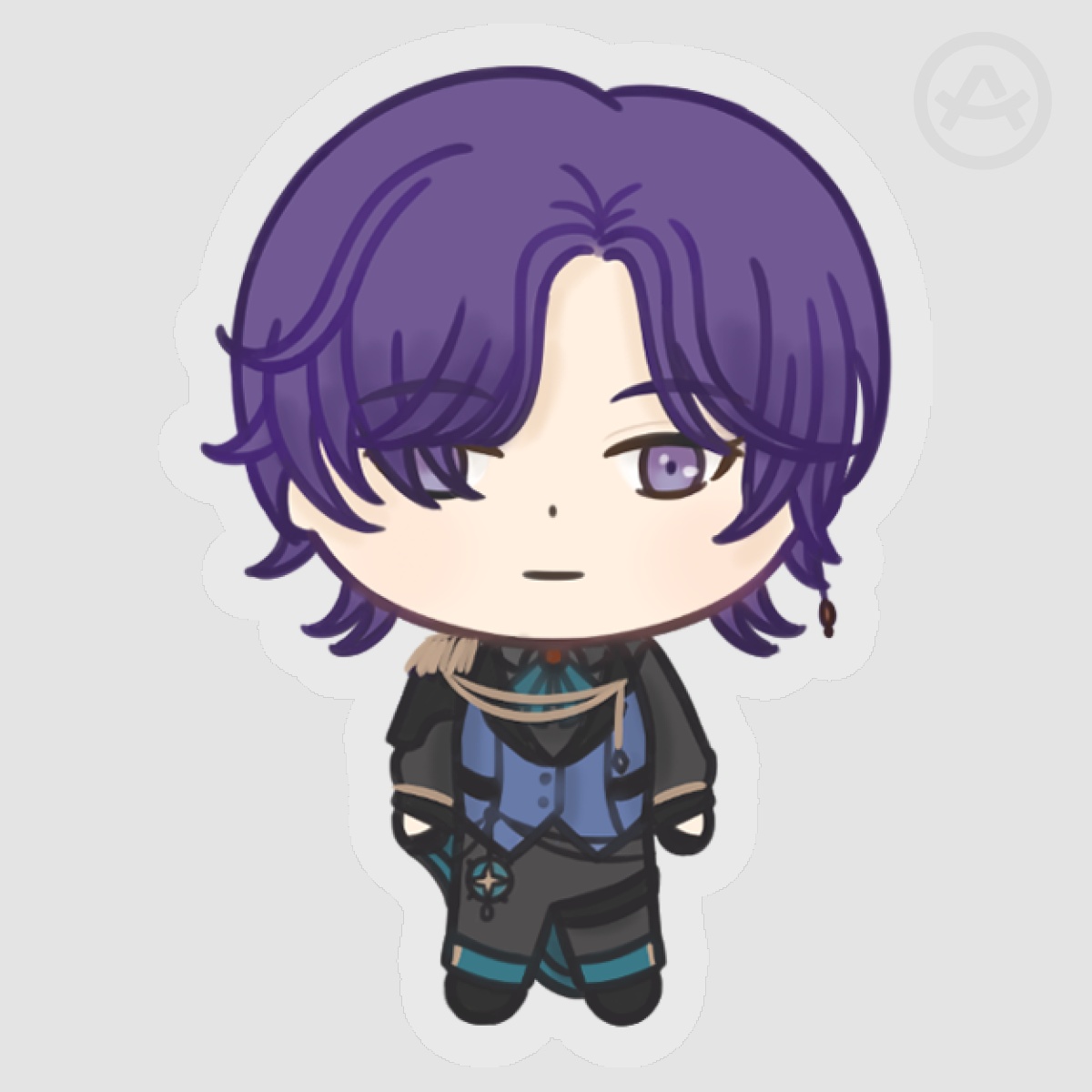 Mafuyu Clear PET Vinyl Die Cut Sticker