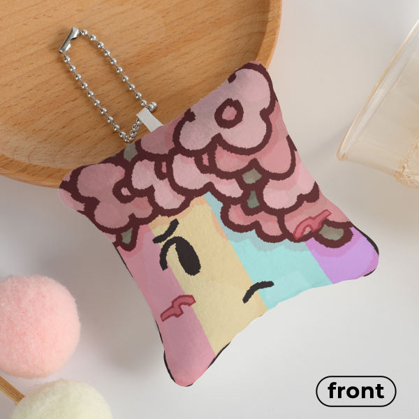 Tele Mini Pillow Keychain