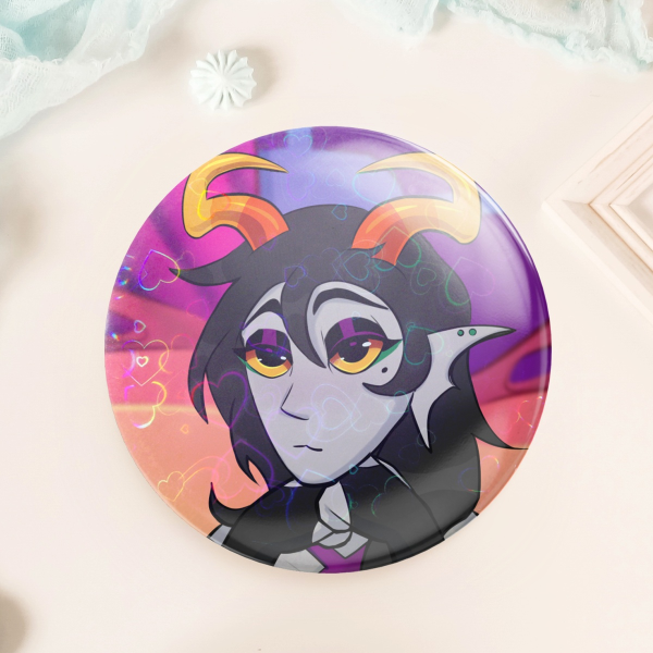 Kalian Delfin Round Badge (Button Pin)