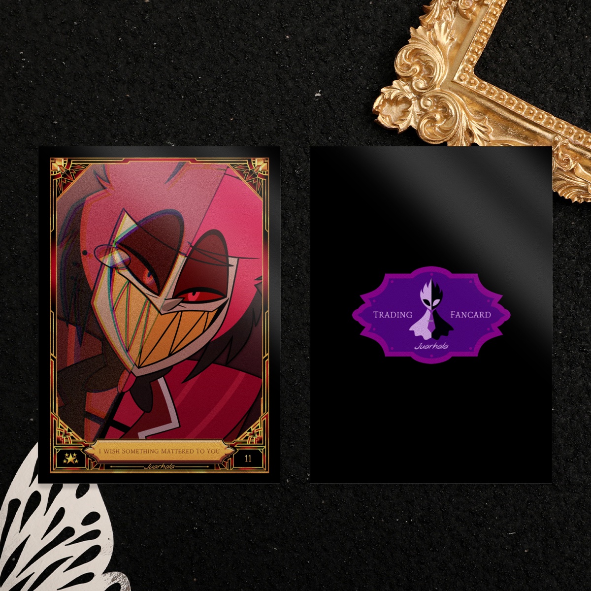 Hazbin Hotel Fan Trading Card: "I Wish Something Mattered To You"