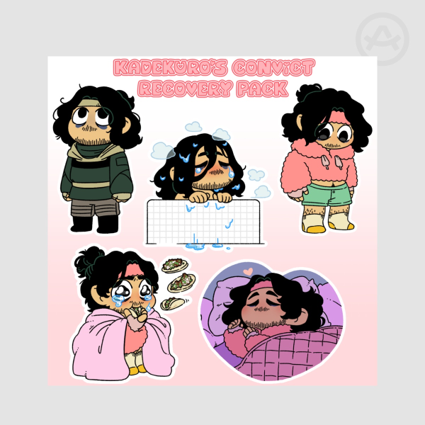 Convict Recovery Pack Sticker Sheet