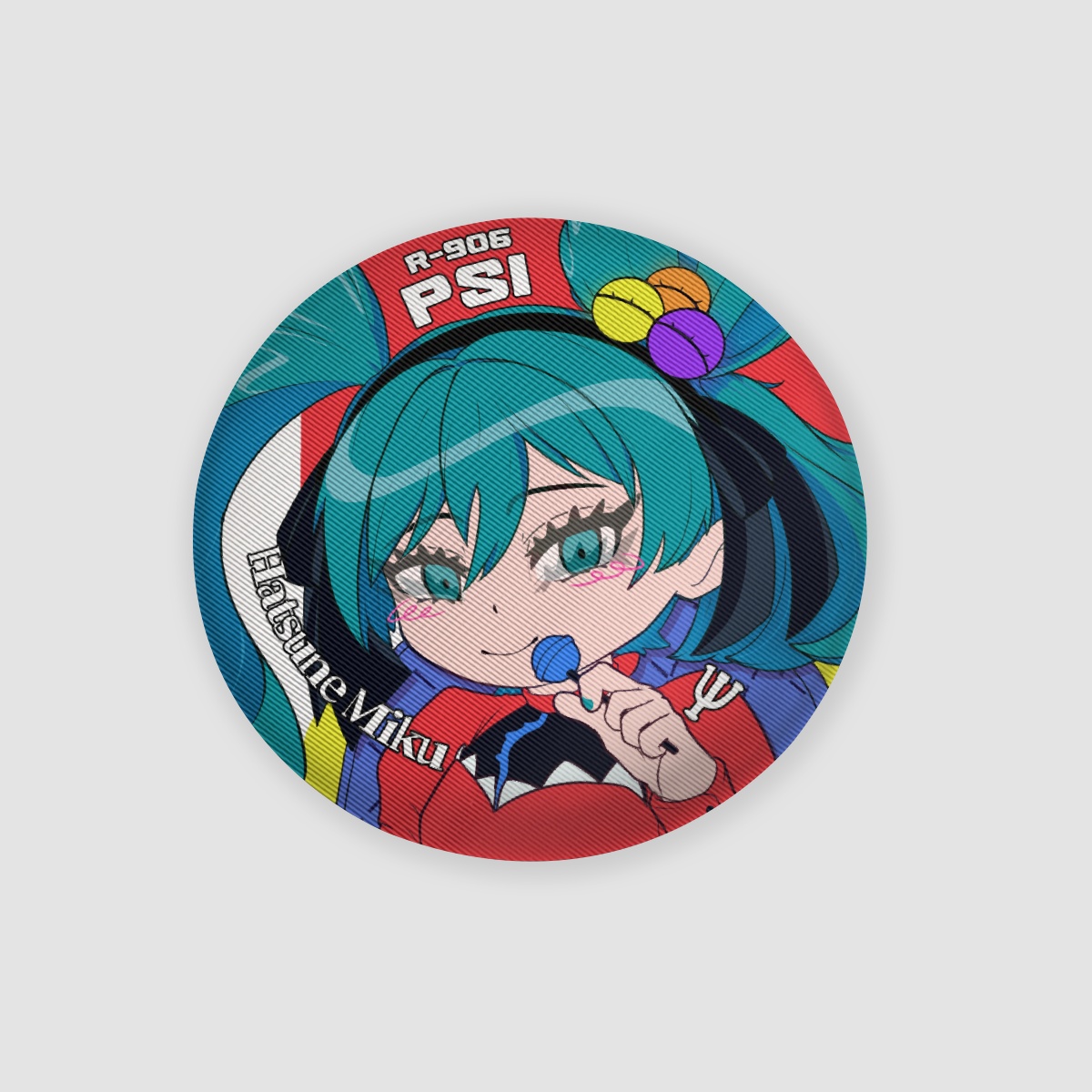 Lenticular Button Pin ~ VOCALOID: Hatsune Miku feat. r-906 - PSI-lent