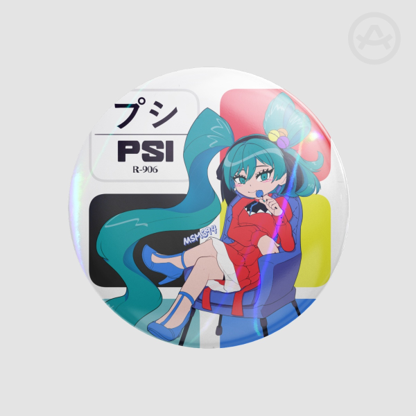 Button Pin ~ VOCALOID: Hatsune Miku feat. r-906 - PSI-lent