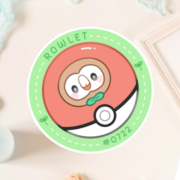 Rowlet Die Cut Sticker