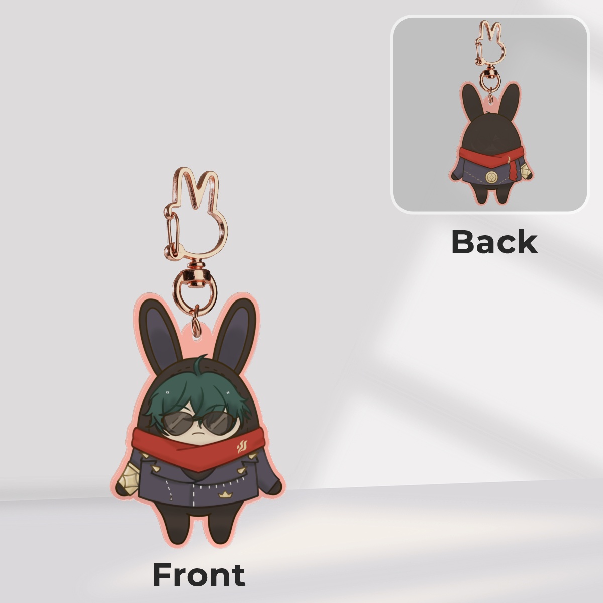 ZZZ Lighter-boo Acrylic Keychain