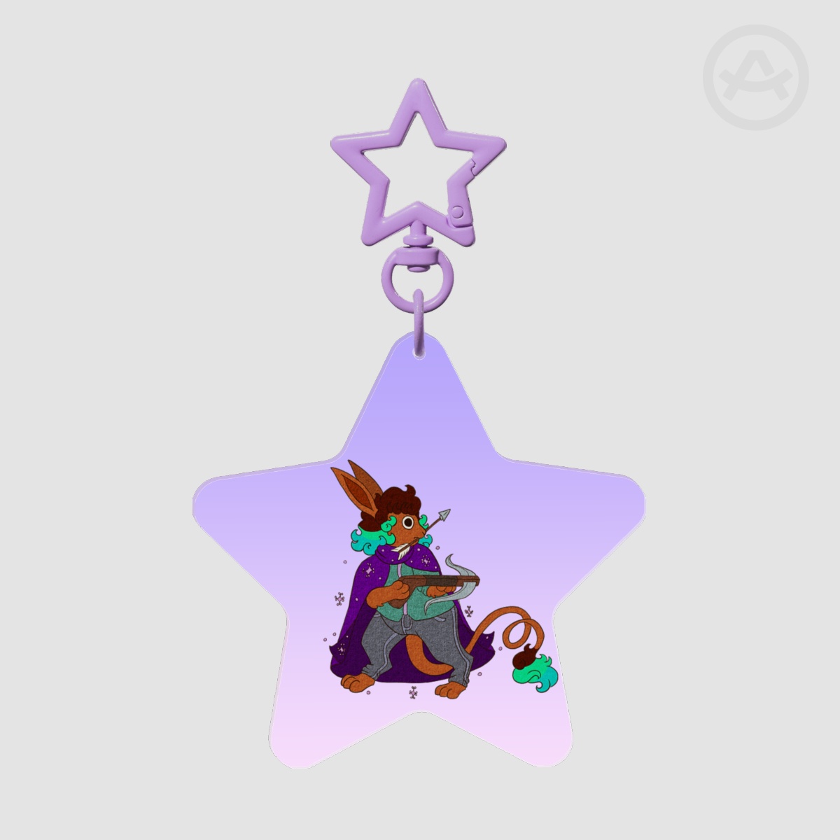 Medieval Jocasta - Colored Acrylic Keychain
