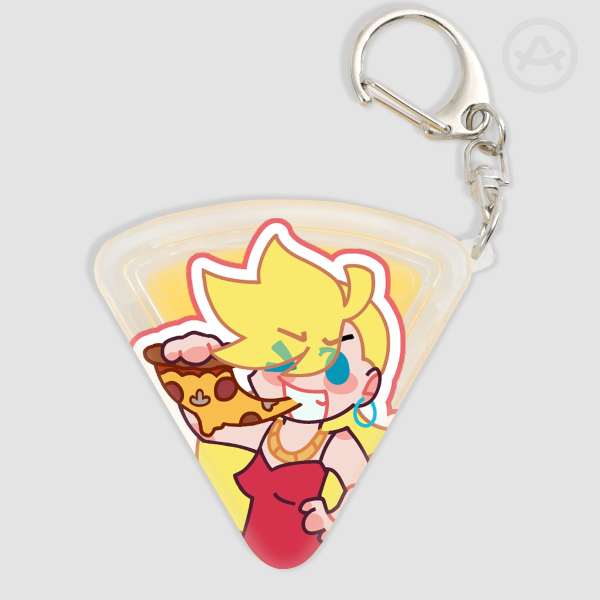 Panty Squishy Cheese Keychains