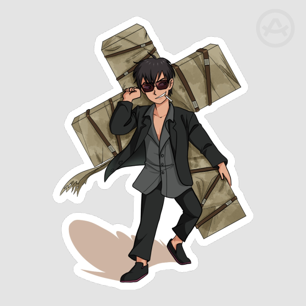 Trigun Wolfwood Sticker