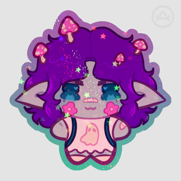Spirit Orb Chloe Moriondo Colored Edge Die Cut Sticker