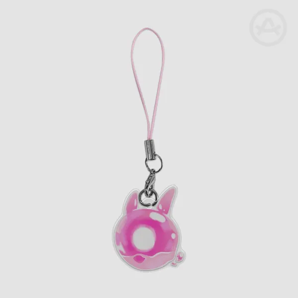 genshin impact seelie phonecharm | pink mini seelie rose