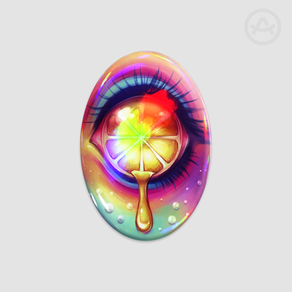 Unsweetened Lemonade - Oval Badges