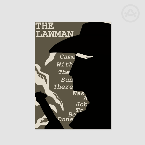 Lawman 1958 A5 Print