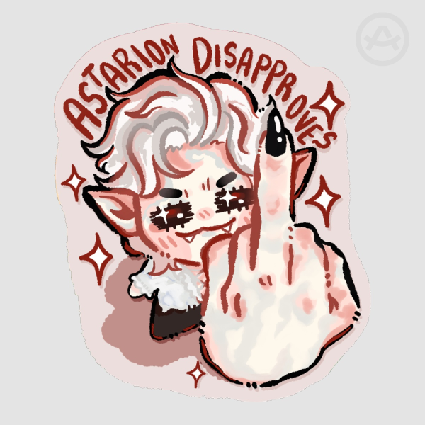 Astarion Disapproves Sticker