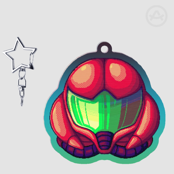 Fusion Suit Lenticular Pendant