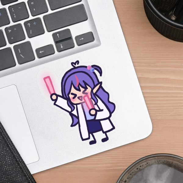 Fuwamay Cheering You On! - Clear PET Vinyl Die Cut Sticker