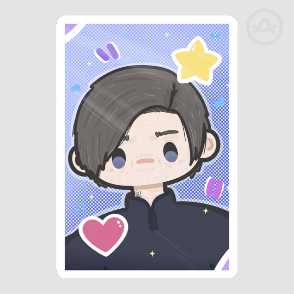 Leon Kennedy Resident Evil Requiem Die Cut Sticker