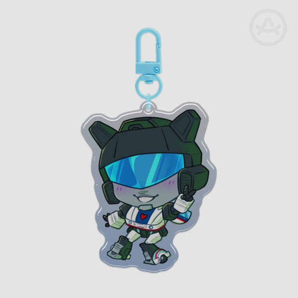 jazz epoxy keychain