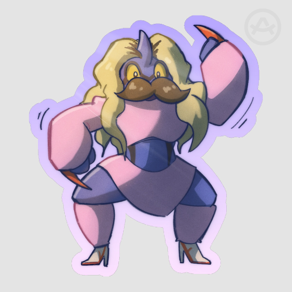 Fontana Crazy Frog Toxicroak Sticker