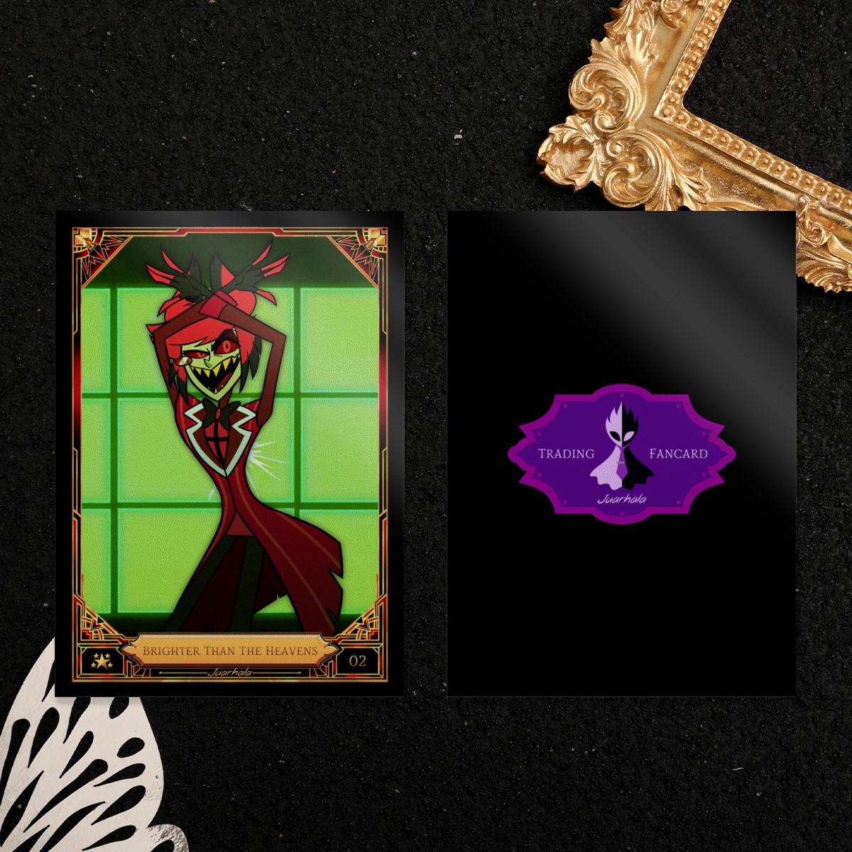 Hazbin Hotel Fan Trading Card: "Brighter Than The Heavens"