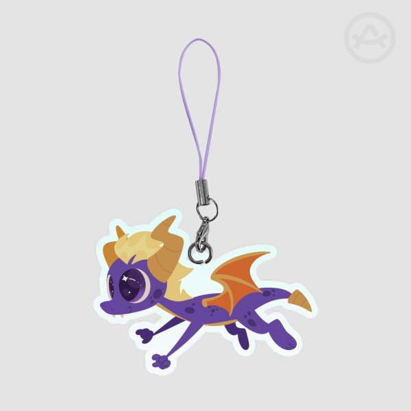 Spyro Phone Charm Acrylic