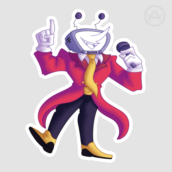Mr Ant Tenna Sticker
