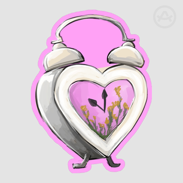 Alarm Clock Sticker - Random Collab