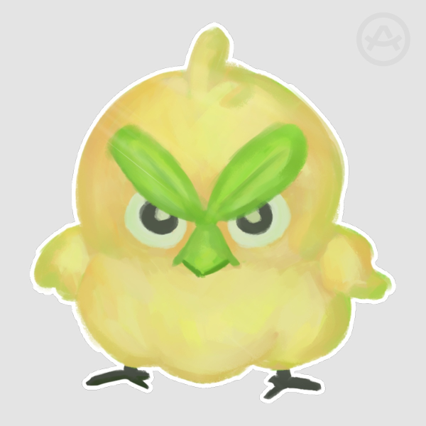 Browt Angy Sticker