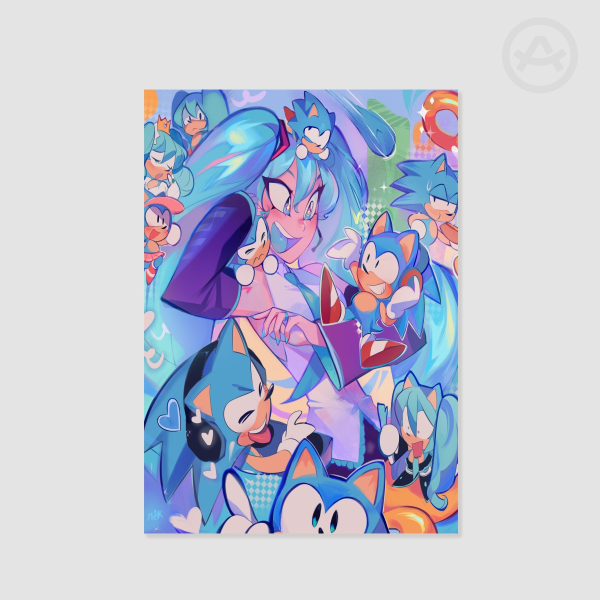 Miku Sonic Poster