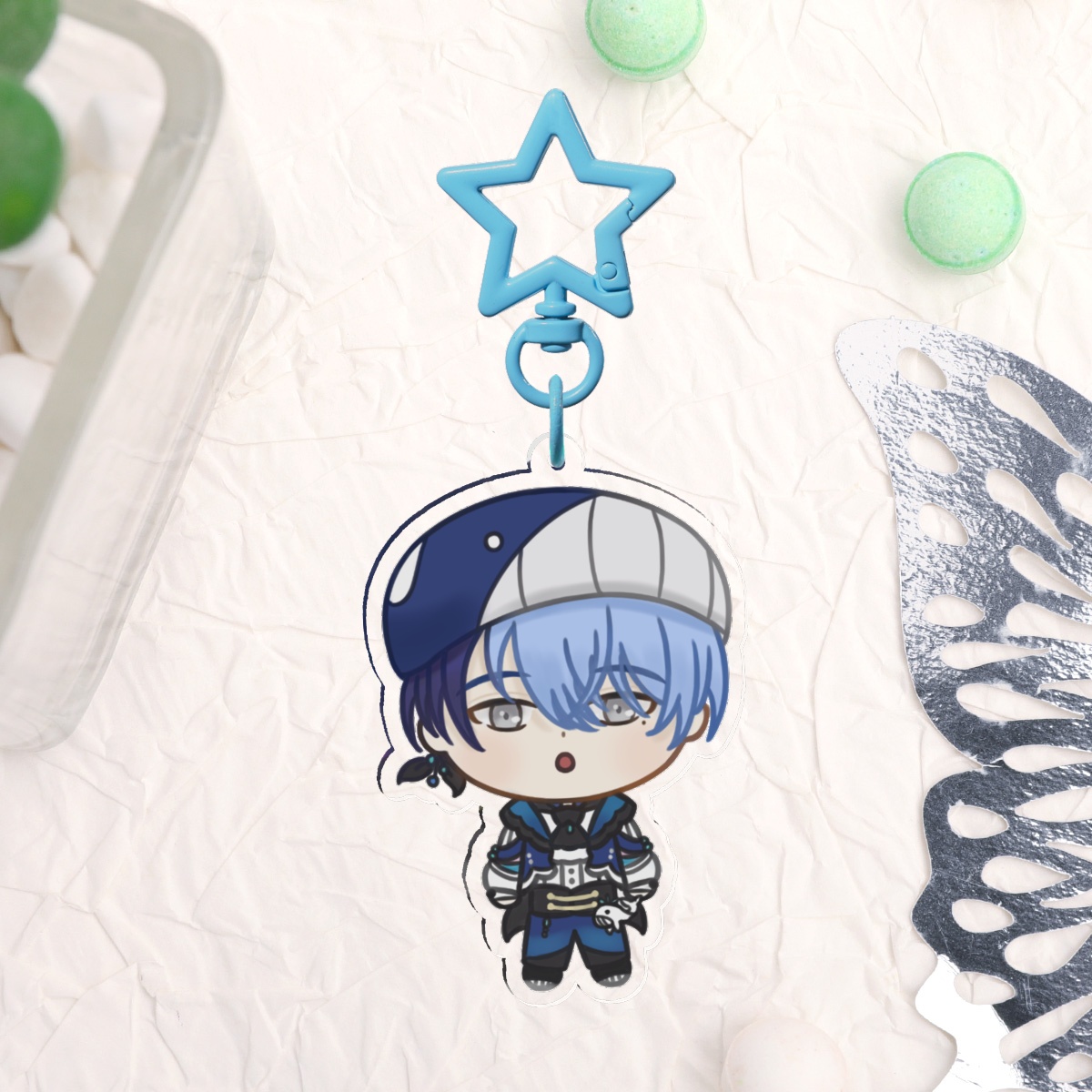 Toya Clear Acrylic Keychain