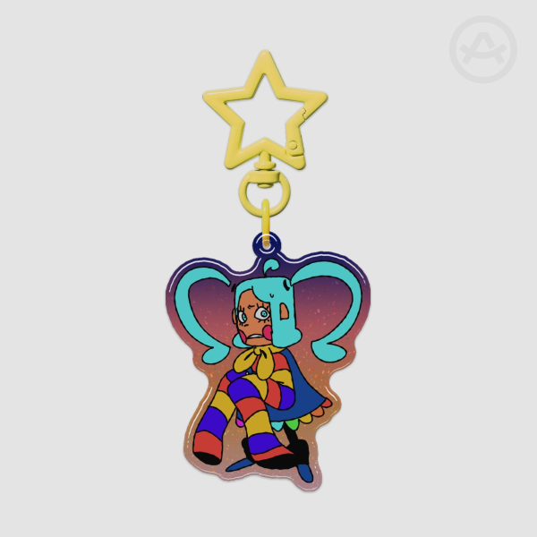 Immortal/Static Miku Keychain