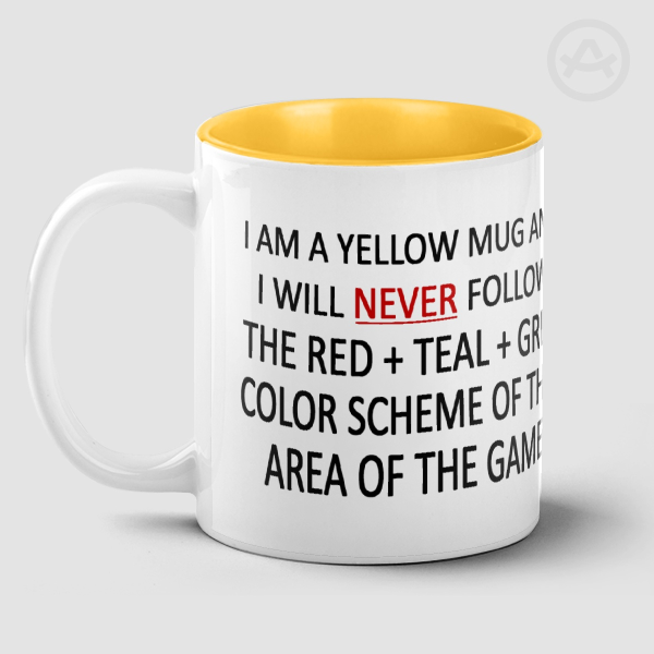 I am a Yellow Mug